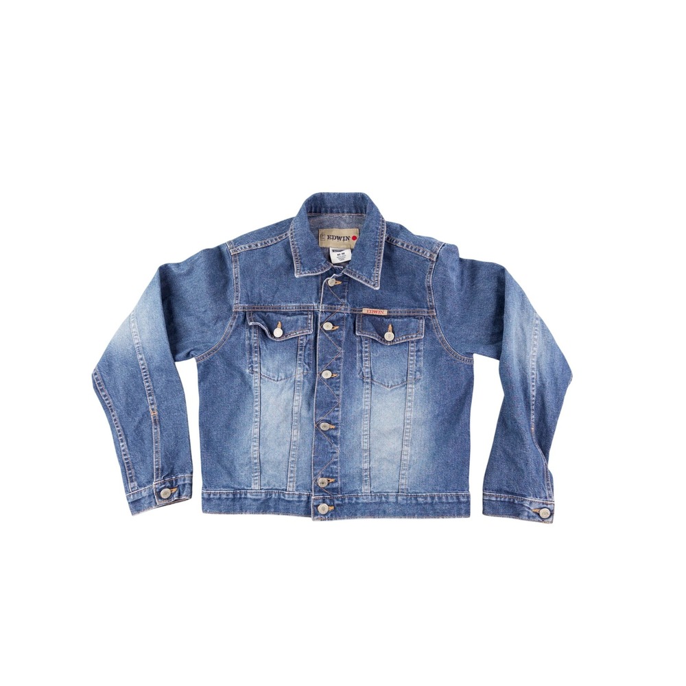 EDWIN Denim Jacket Womens Medium Blue International Made in Canada